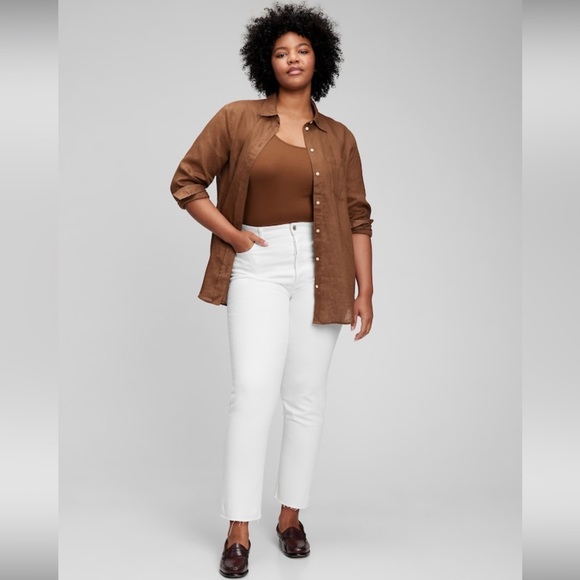 GAP High Rise Cheeky Straight Jeans with Washwell - Picture 2 of 5